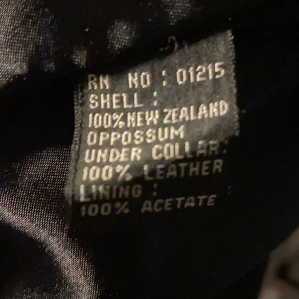 Andrew Marc Genuine Opposum Fur and Real Leather Unisex Vest - Picture 11 of 12